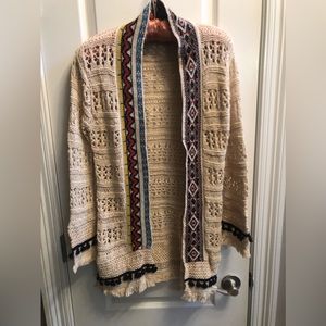 Vintage Boho Southwest Cardigan from Desigual Size Medium